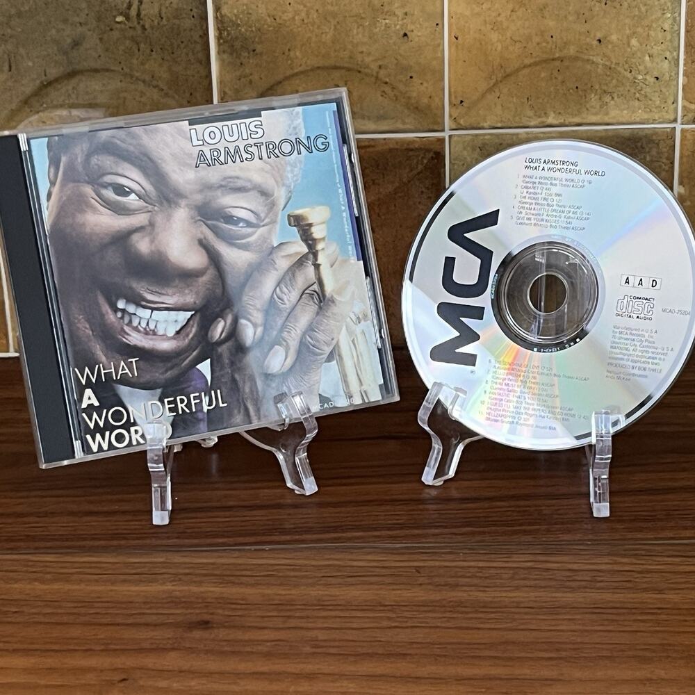Louis Armstrong What a Wonderful World CD 1988 MCA